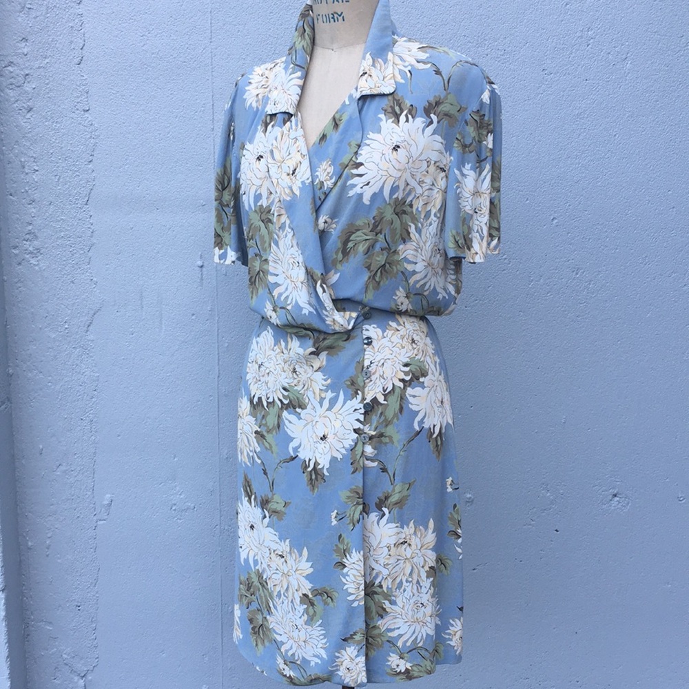 Sky blue 1990’s vintage dress